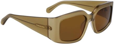 Groene Acetaat Zonnebril