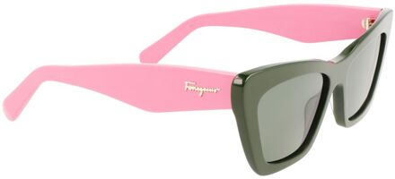 Groene Acetaatsunglasses