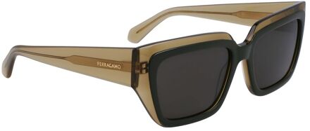 Groene Acetate Zonnebril - maat