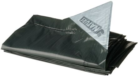 Groene afdekzeilen/afdekzeil voor houtstapels 1.5 x 6 meter - Afdekzeilen