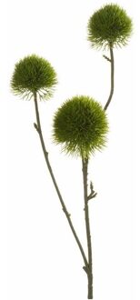 Groene anjer kunsttakken van 58 cm - Kunstbloemen