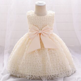 Groene Ballgown Jurk Voor Meisje Baby Doopjurk Eerste 1st Verjaardag Jurk Party Baby Meisje Baby Kleding Peuter Kleding L1979XZ-champagne