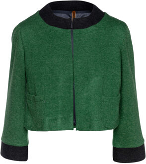 Groene bolero met lange mouwen - maat EU 38 / UK 10
