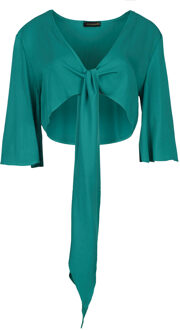 Groene Bolero Top - L