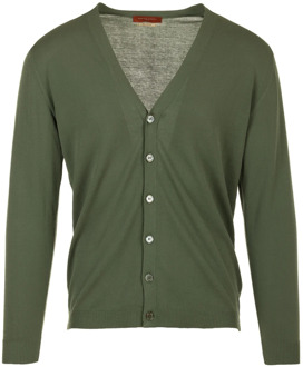 Groene Cardigan Sweaters Daniele Fiesoli , Green , Heren - Xl,L,M