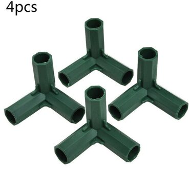 Groene Connector Kas Gewrichten Outdoor Plastic Pole Structuur Beugel