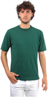 Groene Crew Neck T-shirt Bellwood , Green , Heren - 2Xl,Xl,L,M,3Xl