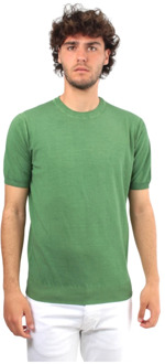 Groene Crew Neck T-shirt Kangra , Green , Heren - 2Xl,Xl,L,M,S,3Xl