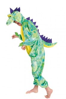 Groene Draken Onesie Volwassenen Groen, Multikleur - Print