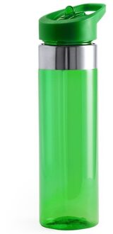 Groene drinkfles/waterfles RVS 650 ml