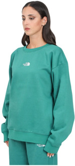 Groene Essential Sweater voor vrouwen The North Face , Green , Dames - L,M,S,Xs