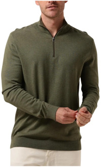 Groene Half Zip Cardigan Sweater Selected Homme , Green , Heren - 2Xl,Xl