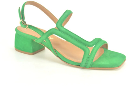 Groene hoge hak sandalen Jhay , Green , Dames - 36 Eu,39 EU
