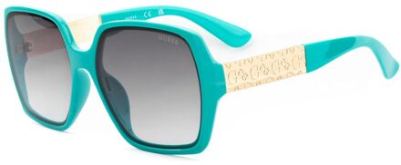 Groene Ingespoten Zonnebril - One Size