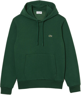 Groene Jogger Sweater met Capuchon Lacoste , Green , Heren - XL