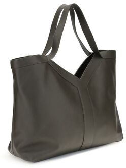 Groene Kalfsleren Bos Taurus Schoudertas