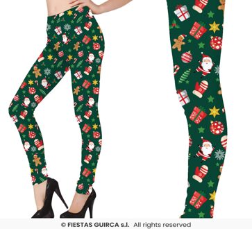 Groene Kerstmis Legging Prints
