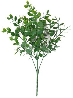 Groene Kunstmatige Planten Kleine Sneeuw Fruit Plastic Kunstmatige Plant Wedding Home Decoratie Tafel Decoratie Eucalyptus