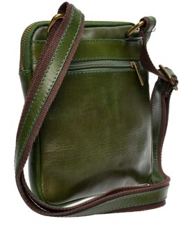 Groene Leren Tas - maat