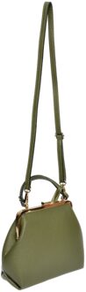 Groene Leren Tas - One Size