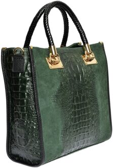 Groene Leren Tas