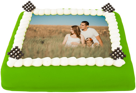 Groene Marsepeintaart