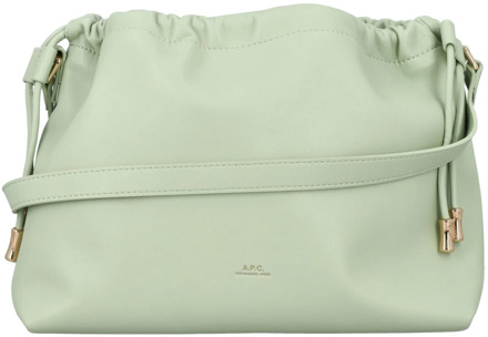 Groene Ninon Bucket Bag Handtas A.p.c. , Green , Dames - ONE Size