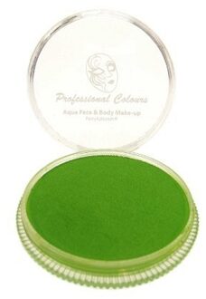 Groene oger schmink 30 gram Shrek en prinses Fiona -Carnaval/feest moerasmonster make-up