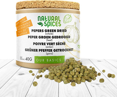 Groene pepers gedroogd - 40 gram