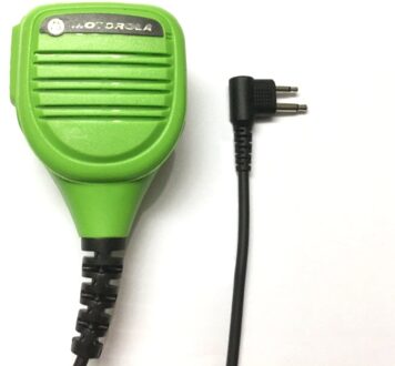 Groene PMMN4013A Speaker Microfoon Voor Motorola DP1400 EP450 DEP450 CP040 CP140 CP180 XTN446 BPR40 EP350 MP300 CP200 PR400 Radio Moto Label