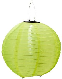 Groene solar party lampionnen 30 cm