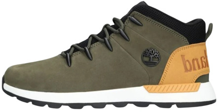 Groene Sprint Trekker Mid Lace Sneaker Timberland , Green , Heren - 40 Eu,47 1/2 Eu,41 1/2 Eu,46 Eu,42 Eu,44 Eu,43 Eu,44 1/2 Eu,45 1/2 Eu,43 1/2 Eu,45 Eu,41 EU