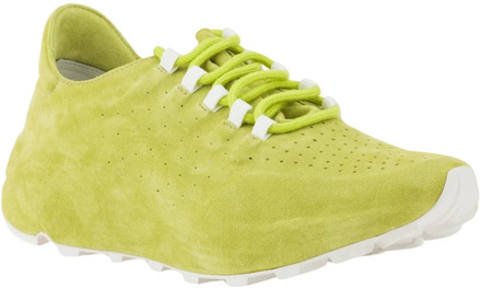 Groene Suede Matrix Sneakers DEL Carlo , Green , Dames - 41 Eu,40 Eu,36 Eu,37 Eu,39 Eu,35 EU