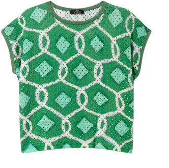 Groene Sweater Actitude Collectie Twinset , Green , Dames - L,M,S