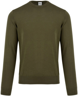 Groene Sweaters voor Mannen Aspesi , Green , Heren - 2Xl,Xl,L,M