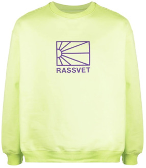 Groene Sweatshirt met Voorlogo Rassvet , Green , Heren - L,M
