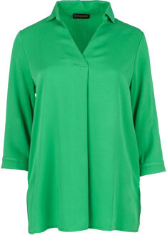 Groene V Hals Top - XL