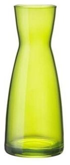 Groene zandloper vaas glas 20 cm - Action products