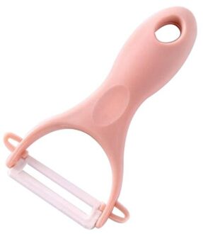 Groente Fruit Dunschiller Vlakte Keramische Super Sharp Dunschiller Slicer Aardappel Wortel Shredder Keuken Accessoires Tool Roze