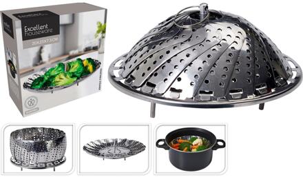 Groentenstomer 20x23x7,5cm zilver