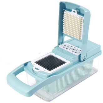 Groentesnijder Keuken Accessoires Slicer Fruit Cutter Aardappel Dunschiller Wortel Kaas Rasp Plantaardige Slicer Keuken Tool Blauw