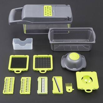 Groentesnijder Multifunctionele Mandoline Slicer Fruit Dunschiller Wortel Rasp Keuken Accessoires Mand Plantaardige Slicer