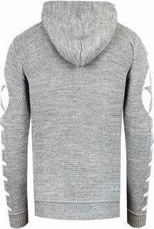 Grof gebreide hoodie Grijs - 3XL