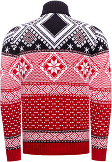 Grof gebreide kleding Rood