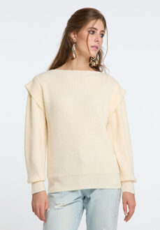 grof gebreide trui gaya - maat XL/2XL Crème