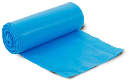 Grofvuil afvalzak - 30x - blauw - 120 liter - extra stevig - tuin