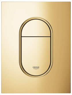 GROHE Arena Cosmopolitan S Bedieningspaneel Toilet - Verticaal - Dual Flush - Eco - Cool sunrise (glanzend goud) - Slank formaat