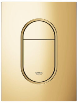 GROHE Arena Cosmopolitan S Bedieningspaneel Toilet - Verticaal - Dual Flush - Eco - Cool sunrise (glanzend goud) - Slank formaat