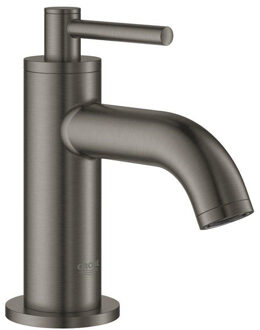 GROHE Atrio Fonteinkraan - lage uitloop - maat XS - hard graphite geborsteld (mat antraciet) - 20021AL3