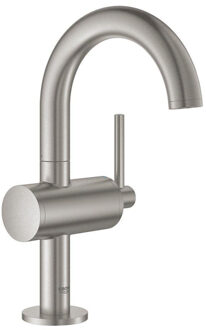 GROHE Atrio wastafelkraan M - Medium draaibare uitloop - Met waste - Supersteel (rvs)